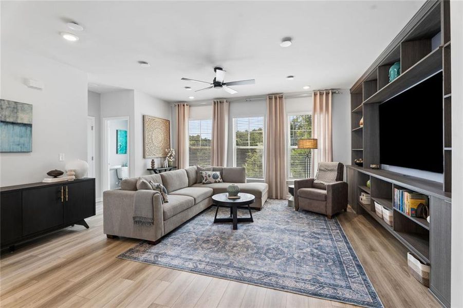 Furnished interior view inside a new home in , Mableton (Image 10).