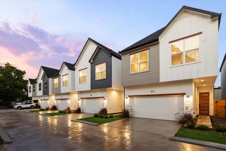 Front exterior of a new home in , Houston, TX, highlighting curb appeal (Image 26).