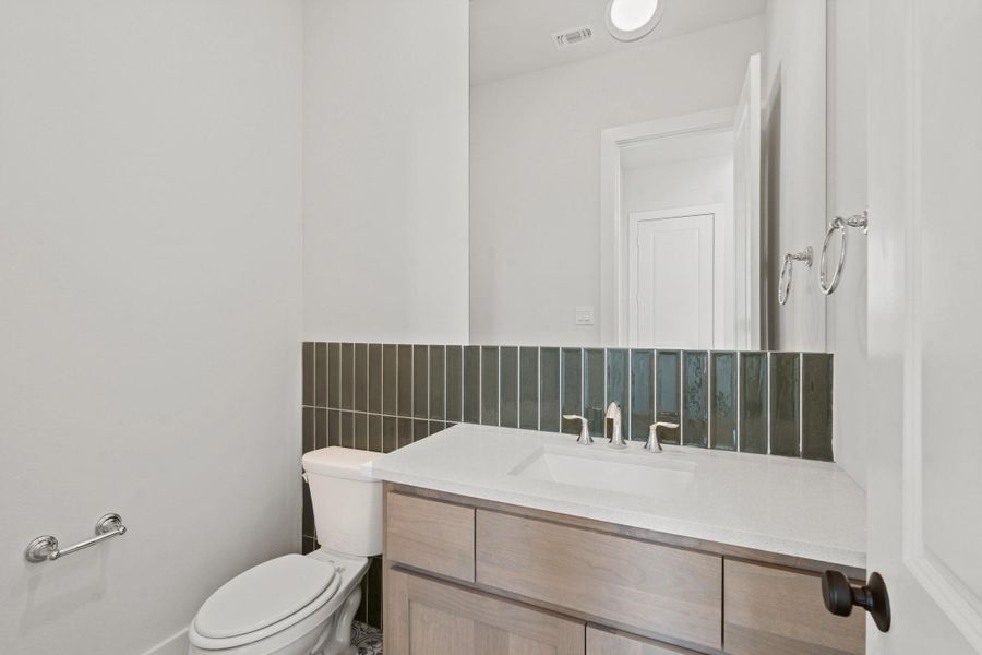 Furnished interior view inside a new home in Bridgeland, Cypress (Image 7). Furnished interior view inside a new home in Bridgeland, Cypress (Image 7).