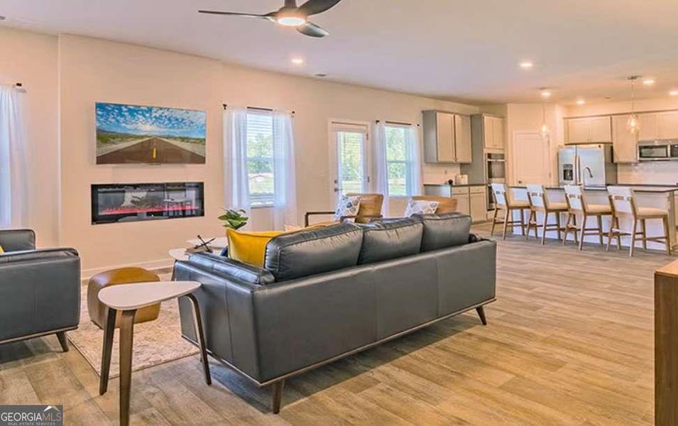 Furnished interior view inside a new home in , Social Circle (Image 6).
