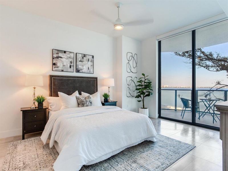 Furnished interior view inside a new home in , Tampa (Image 52).