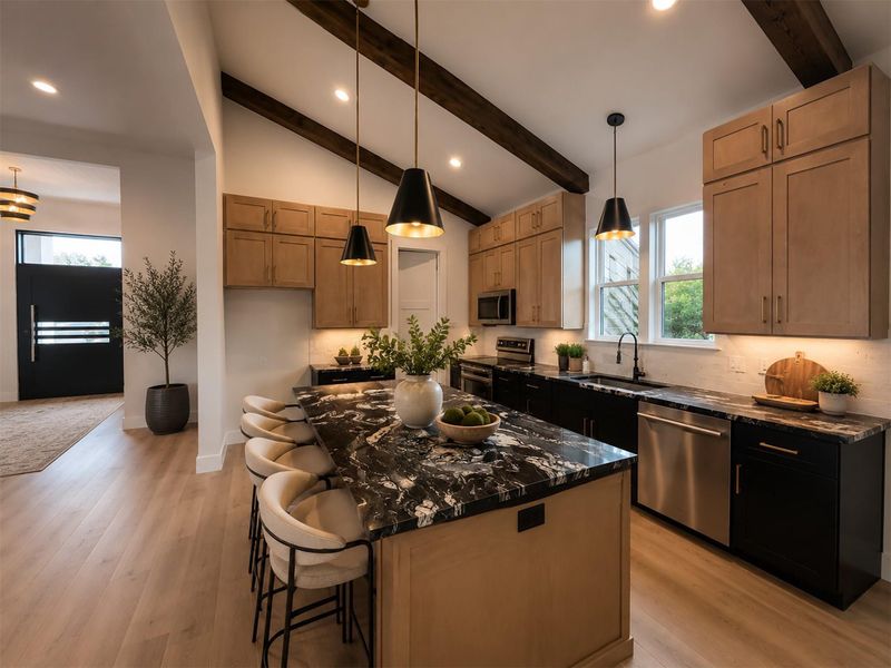 Virtual staging of kitchen Virtual staging of kitchen