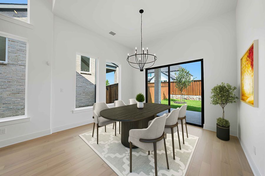 Furnished interior view inside a new home in Hillside Village, Celina (Image 15).