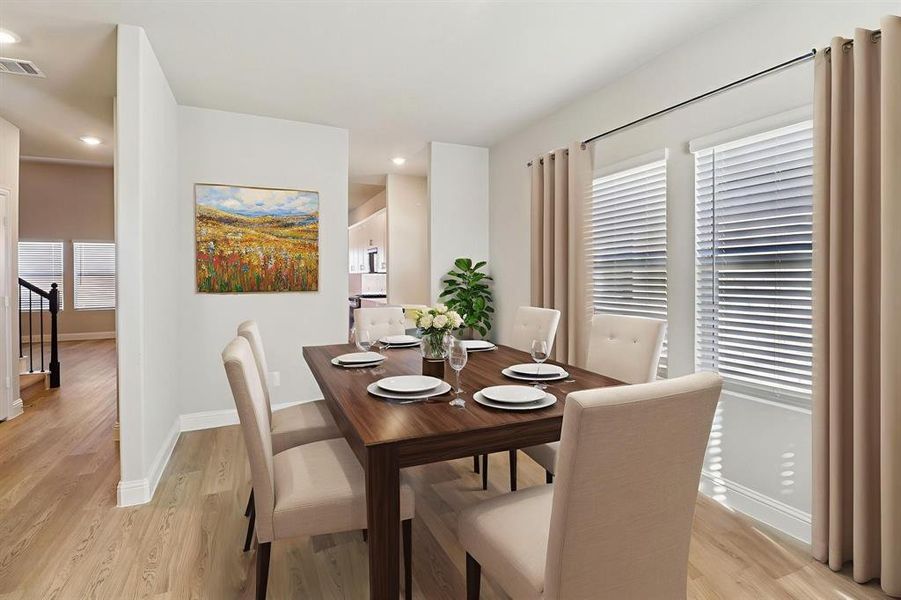 Photo is not of the actual home, but is an inspirational photo of builder’s model home and may depict options, furnishings, and/or decorator features that are not included.