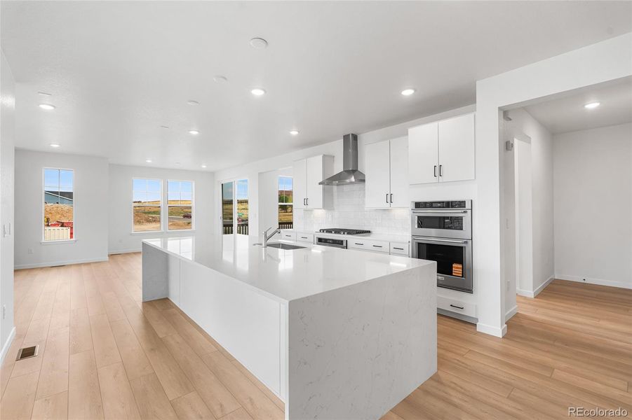 Furnished interior view inside a new home in Sterling Ranch, Littleton (Image 13).