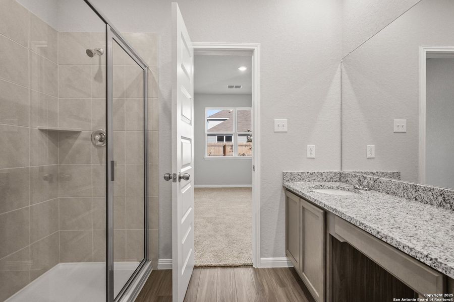 Furnished interior view inside a new home in Applewhite Meadows, San Antonio (Image 9).
