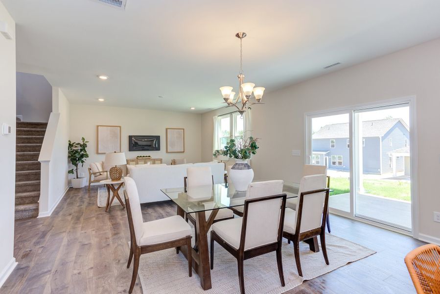 Representative furnished interior of a home built from the The Poppy by Chesapeake Homes in The Willows, Loris (Image 10).