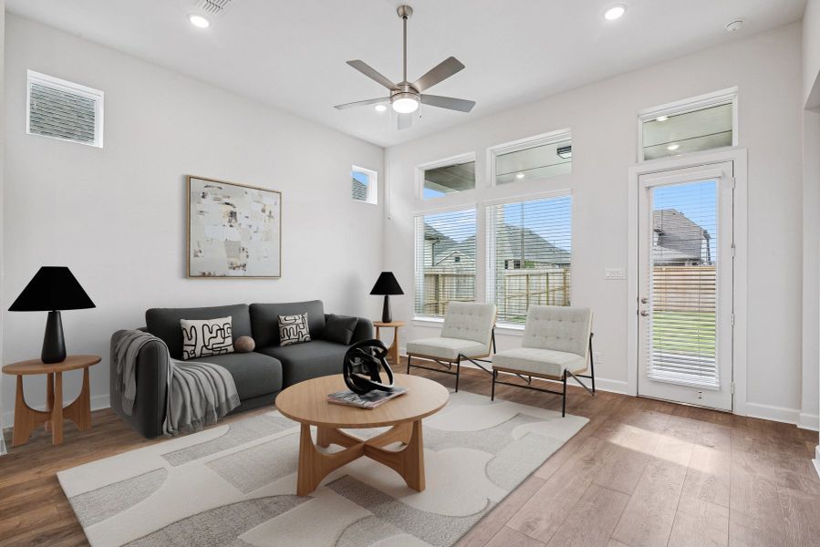 The Dunlap - Family Room The Dunlap - Family Room