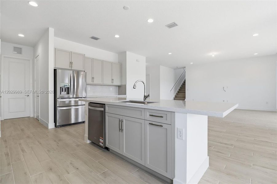 Furnished interior view inside a new home in , Ave Maria (Image 6).