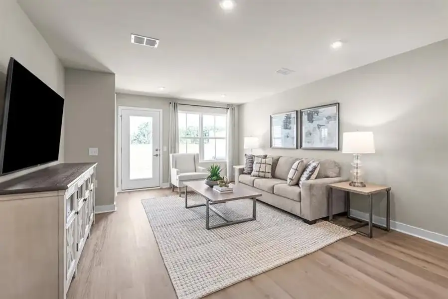 Furnished interior view inside a new home in Reidville Villas, Reidville (Image 13).