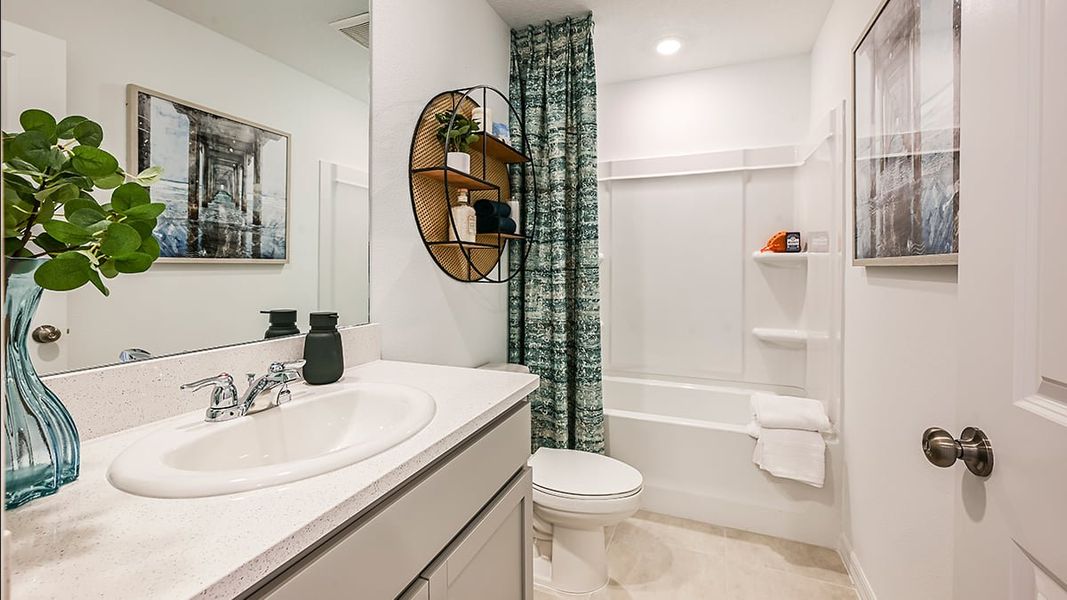 Representative furnished interior of a home built from the Jasmine by Taylor Morrison in Waterstone Townhomes, Groveland (Image 16). Representative furnished interior of a home built from the Jasmine by Taylor Morrison in Waterstone Townhomes, Groveland (Image 16).