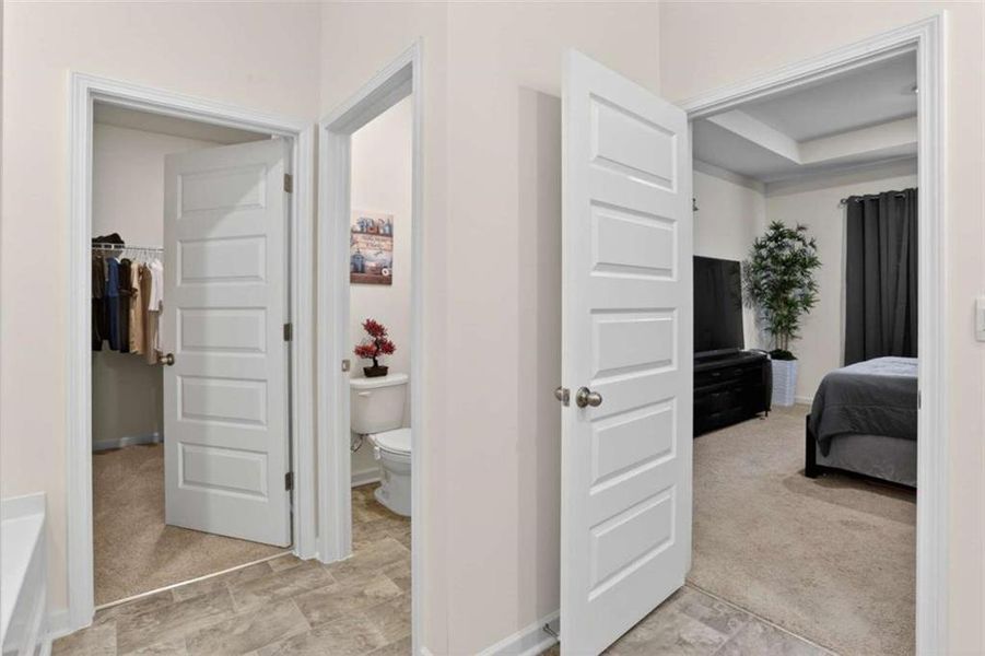 Furnished interior view inside a new home in Champion's Run, Lithonia (Image 16).