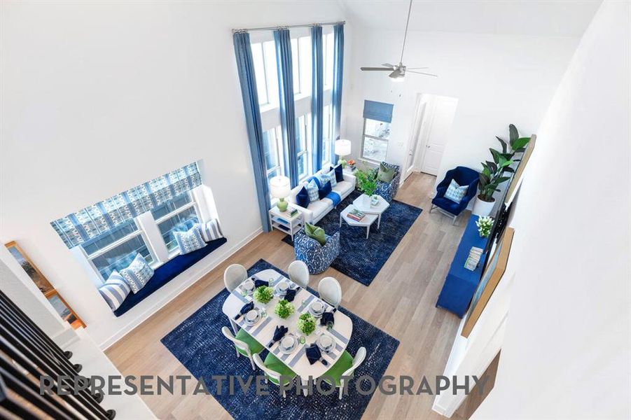 Furnished interior view inside a new home in Goodland, Midlothian (Image 18).