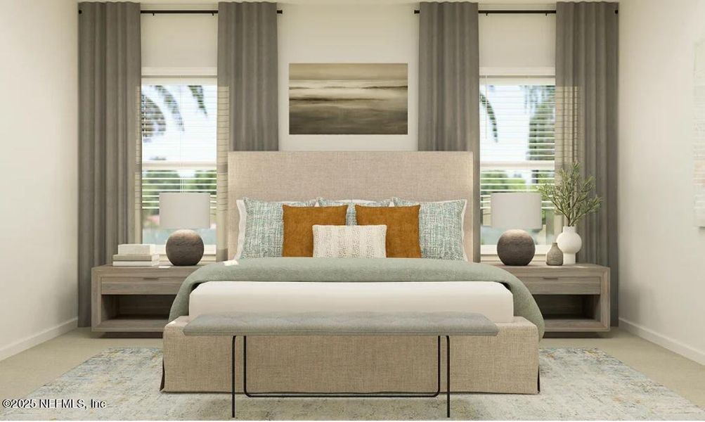 Furnished interior view inside a new home in Tributary: Tributary Royal Collection, Yulee (Image 15).