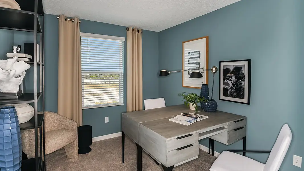Furnished interior view inside a new home in Vinterra Townhomes, Nokomis (Image 8).