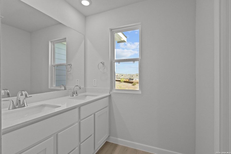 Furnished interior view inside a new home in Cinco Lakes, San Antonio (Image 6).