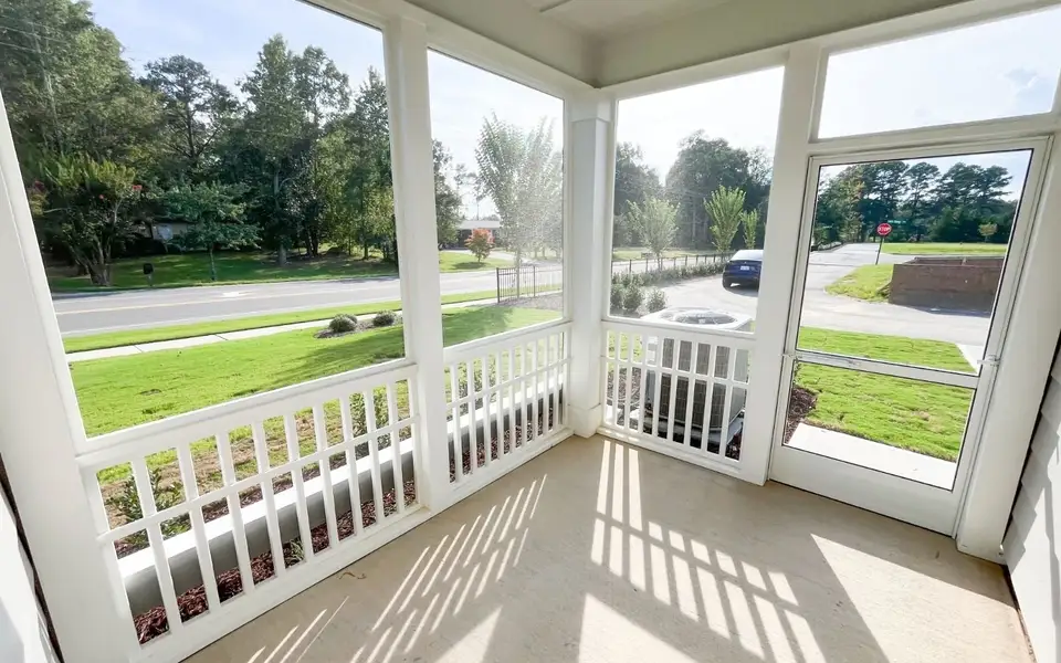 Exterior details and patio area of a home in Wendell Falls, Wendell (Image 3).
