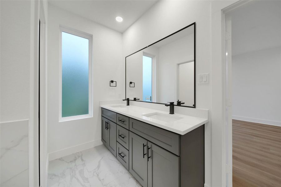 Furnished interior view inside a new home in , Houston (Image 12).