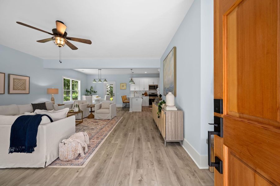 Furnished interior view inside a new home in , Johns Island (Image 7).
