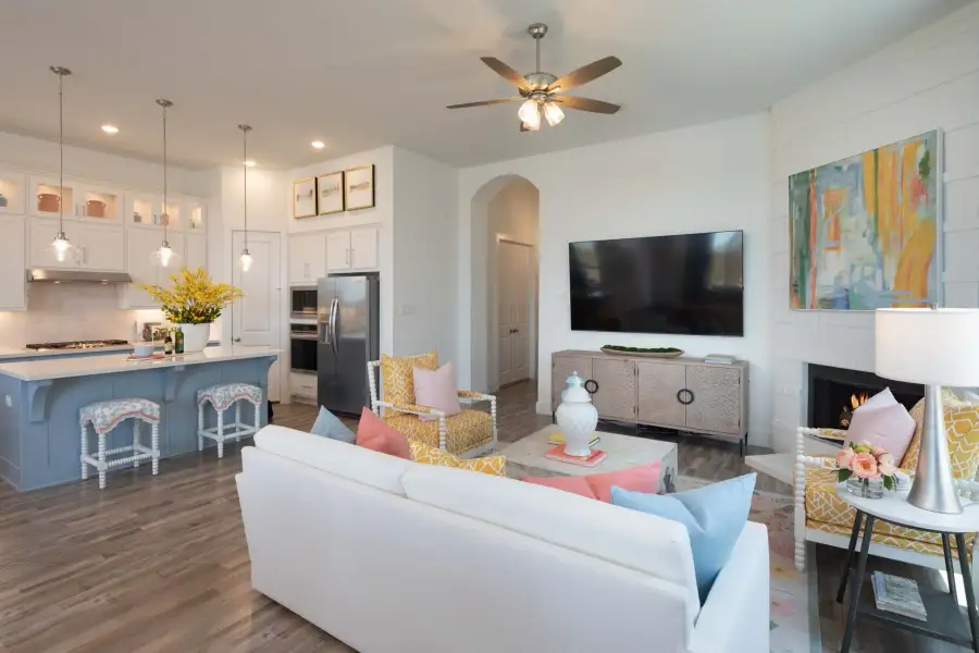 Representative Family Room - some options shown