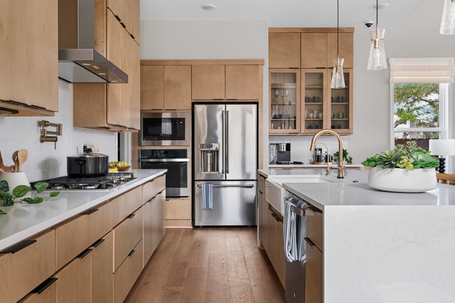 Furnished interior view inside a new home in Heritage, Dripping Springs (Image 10). Furnished interior view inside a new home in Heritage, Dripping Springs (Image 10).