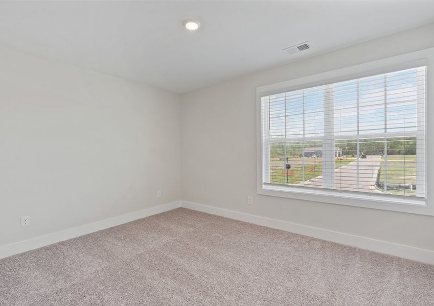 Each bedroom has windows