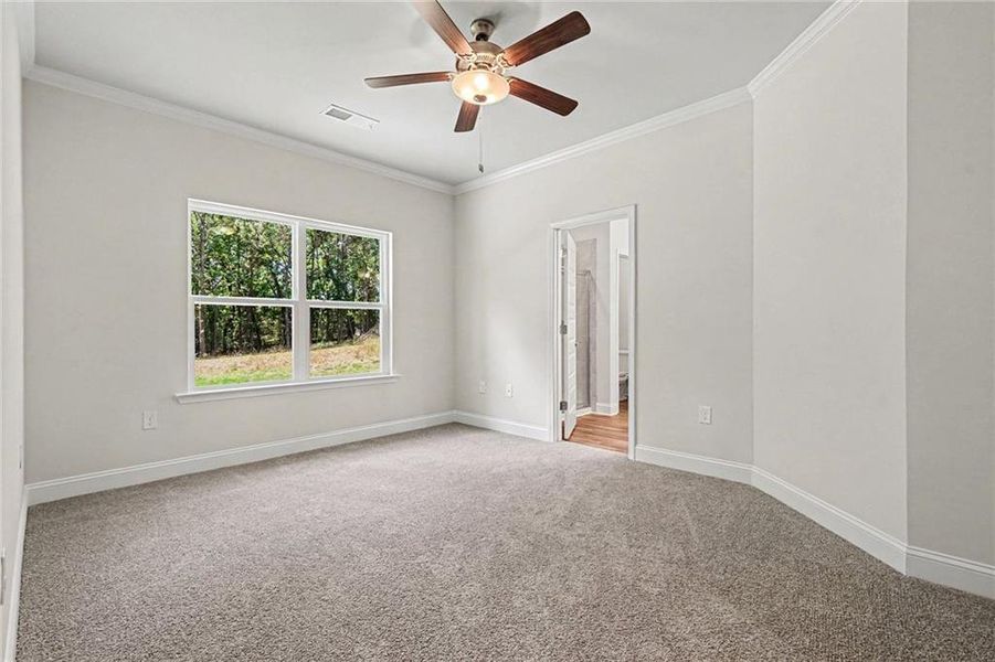 Spacious, unfurnished interior of a new home in The Fields of Walnut Creek, Pendergrass (Image 13). Spacious, unfurnished interior of a new home in The Fields of Walnut Creek, Pendergrass (Image 13).