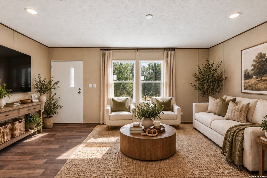 Furnished interior view inside a new home in , Hondo (Image 6).