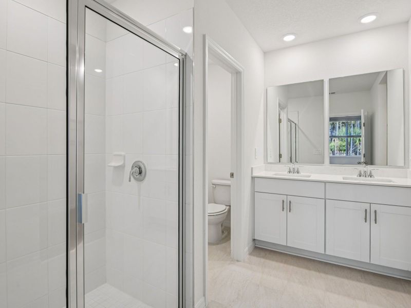 Furnished interior view inside a new home in Ridgehaven - Villas, Ormond Beach (Image 10). Furnished interior view inside a new home in Ridgehaven - Villas, Ormond Beach (Image 10).