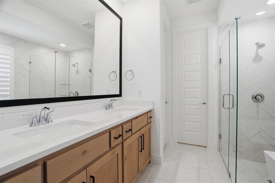 Furnished interior view inside a new home in Karis, Crowley (Image 11).