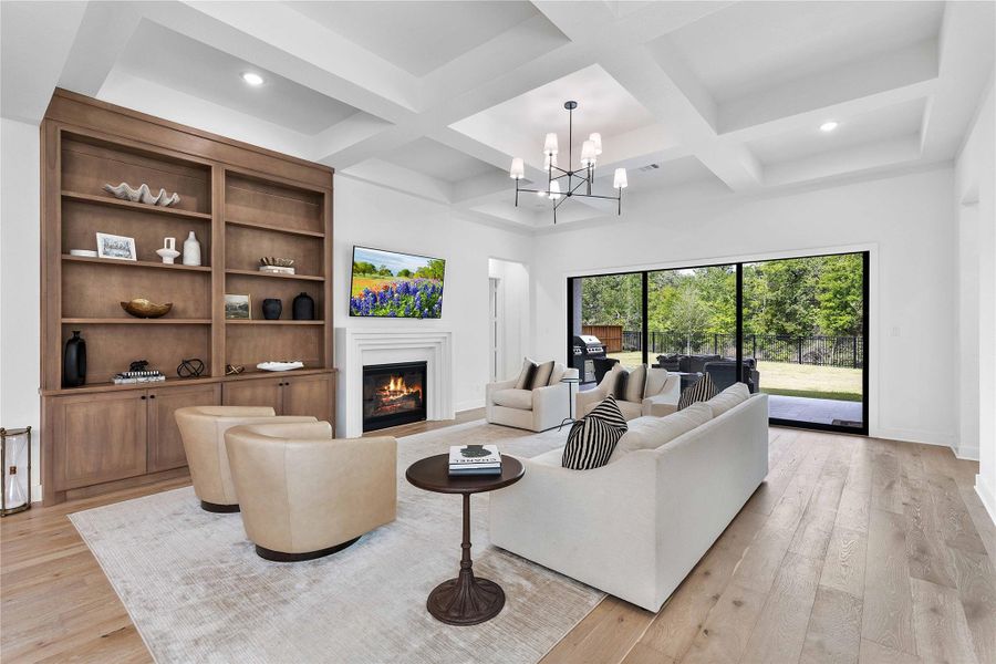 Furnished interior view inside a new home in , Spring (Image 13).