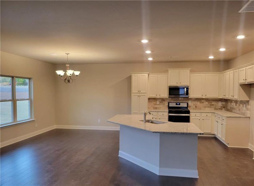 Furnished interior view inside a new home in , Grayson (Image 5).
