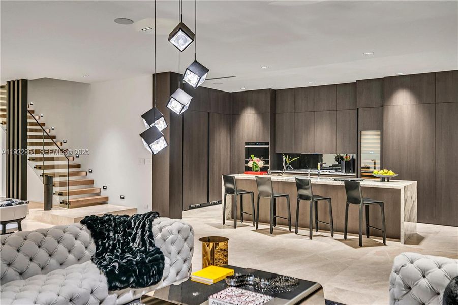 Furnished interior view inside a new home in , Miami Beach (Image 14).