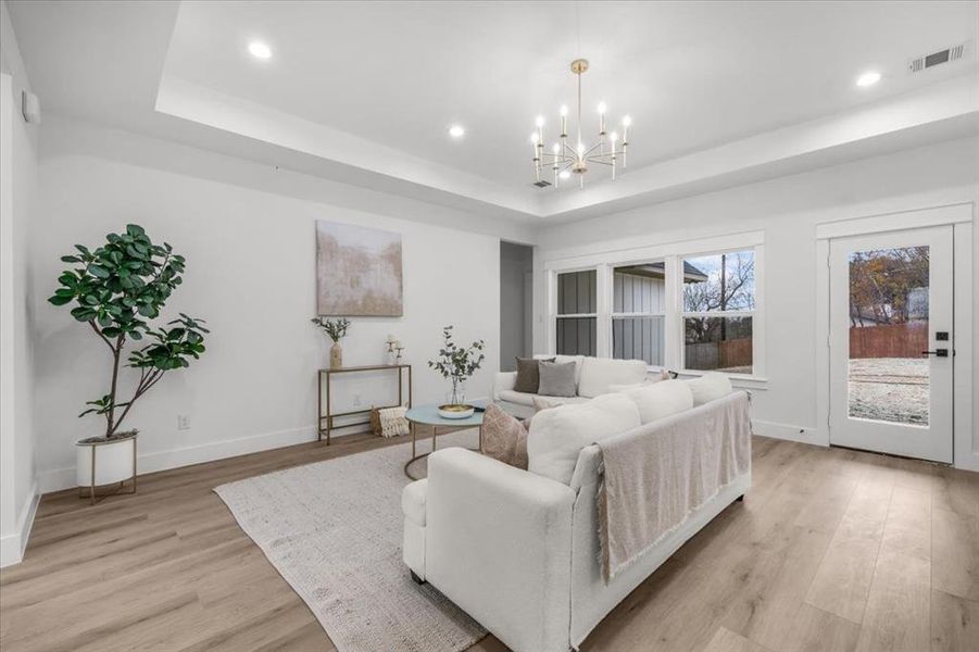 Furnished interior view inside a new home in , Fort Worth (Image 4).