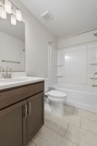 Furnished interior view inside a new home in Weybridge, Burlington (Image 14). Furnished interior view inside a new home in Weybridge, Burlington (Image 14).