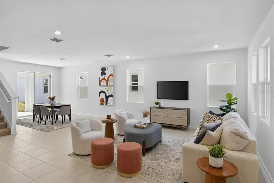Furnished interior view inside a new home in Rainwood, Groveland (Image 3).