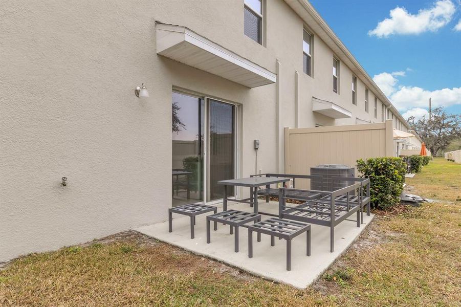 Exterior details and patio area of a home in , St. Cloud (Image 2). Exterior details and patio area of a home in , St. Cloud (Image 2).