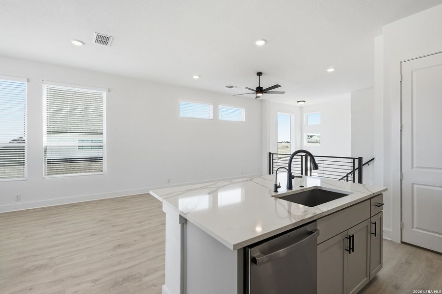 Furnished interior view inside a new home in Prominence, San Antonio (Image 14).