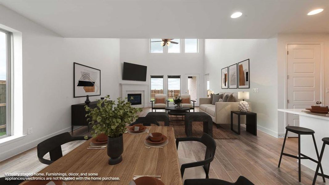 Furnished interior view inside a new home in Meraki, Forney (Image 11).