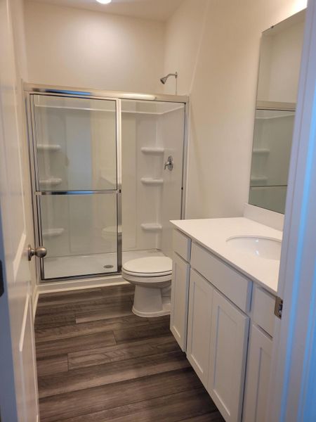 Furnished interior view inside a new home in Crossing at Givhans, Ridgeville (Image 3).