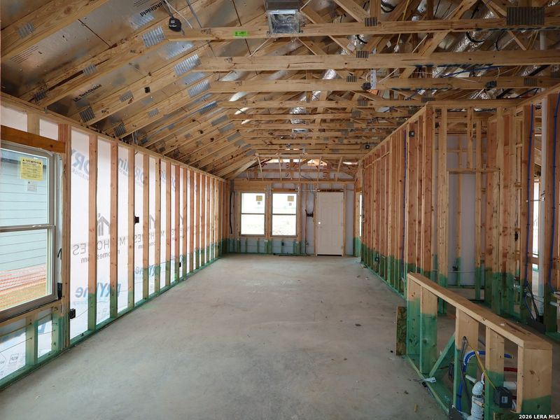 In-progress construction of a new home in Meadows at Clear Springs, New Braunfels, TX (Image 28).