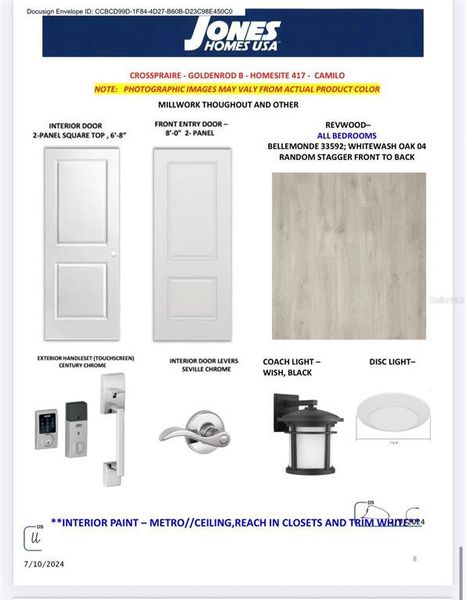 Sample of building materials used in homes in , St. Cloud (Image 43).