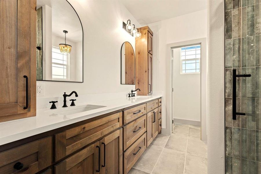 Furnished interior view inside a new home in , Bonham (Image 5).