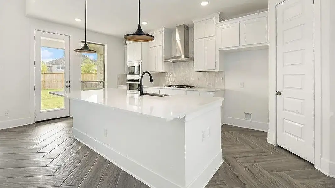 Furnished interior view inside a new home in Jordan Ranch, Katy (Image 5).