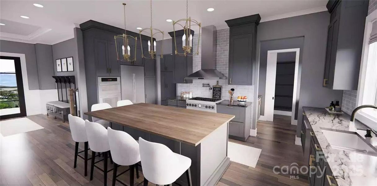 Furnished interior view inside a new home in , Denver (Image 5).