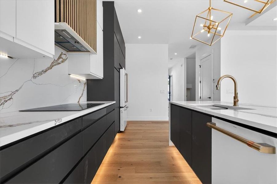 Furnished interior view inside a new home in , Canton (Image 9).