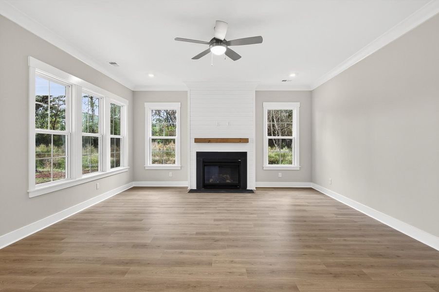 Spacious, unfurnished interior of a new home in Johns Island Homes, Johns Island (Image 22). Spacious, unfurnished interior of a new home in Johns Island Homes, Johns Island (Image 22).