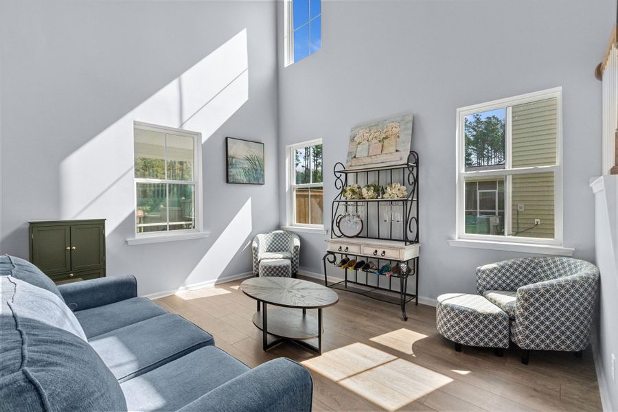 Furnished interior view inside a new home in Sweetgrass at Summers Corner, Summerville (Image 6).