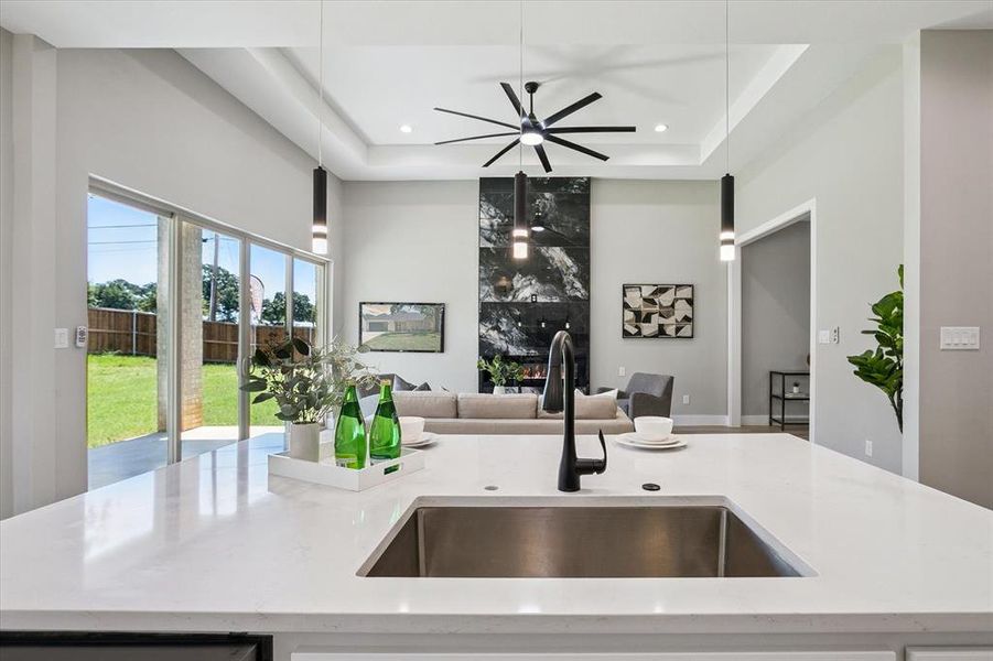 Furnished interior view inside a new home in , Arlington (Image 31).