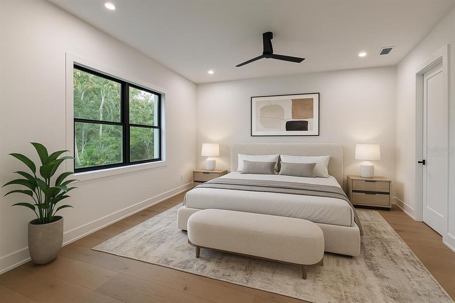 Furnished interior view inside a new home in , Tampa (Image 11). Furnished interior view inside a new home in , Tampa (Image 11).